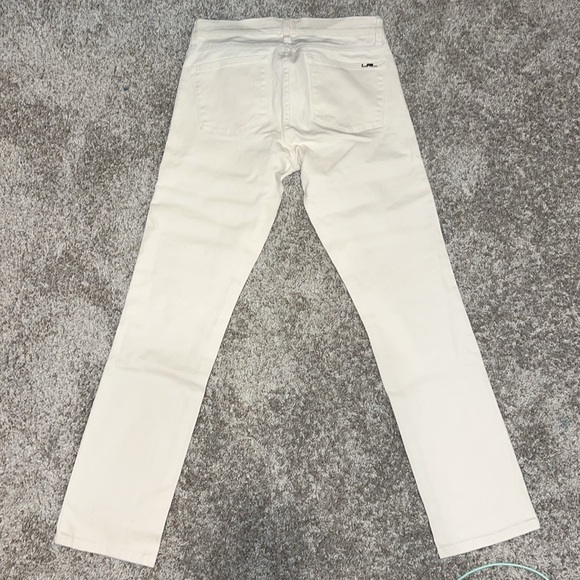 LRL Lauren Ralph Lauren Modern Straight Ankle Beige ivory jeans size 4 - Picture 3 of 7